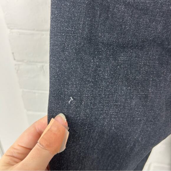 Abercrombie & Fitch Curve Love The 90s Slim Straight Cross Waist Jean Size 24 - Picture 7 of 10